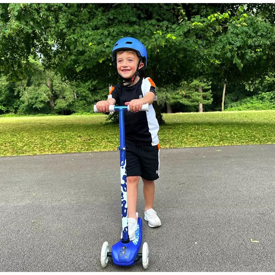 Squish Mini Flex LED Tilt Scooter Blue