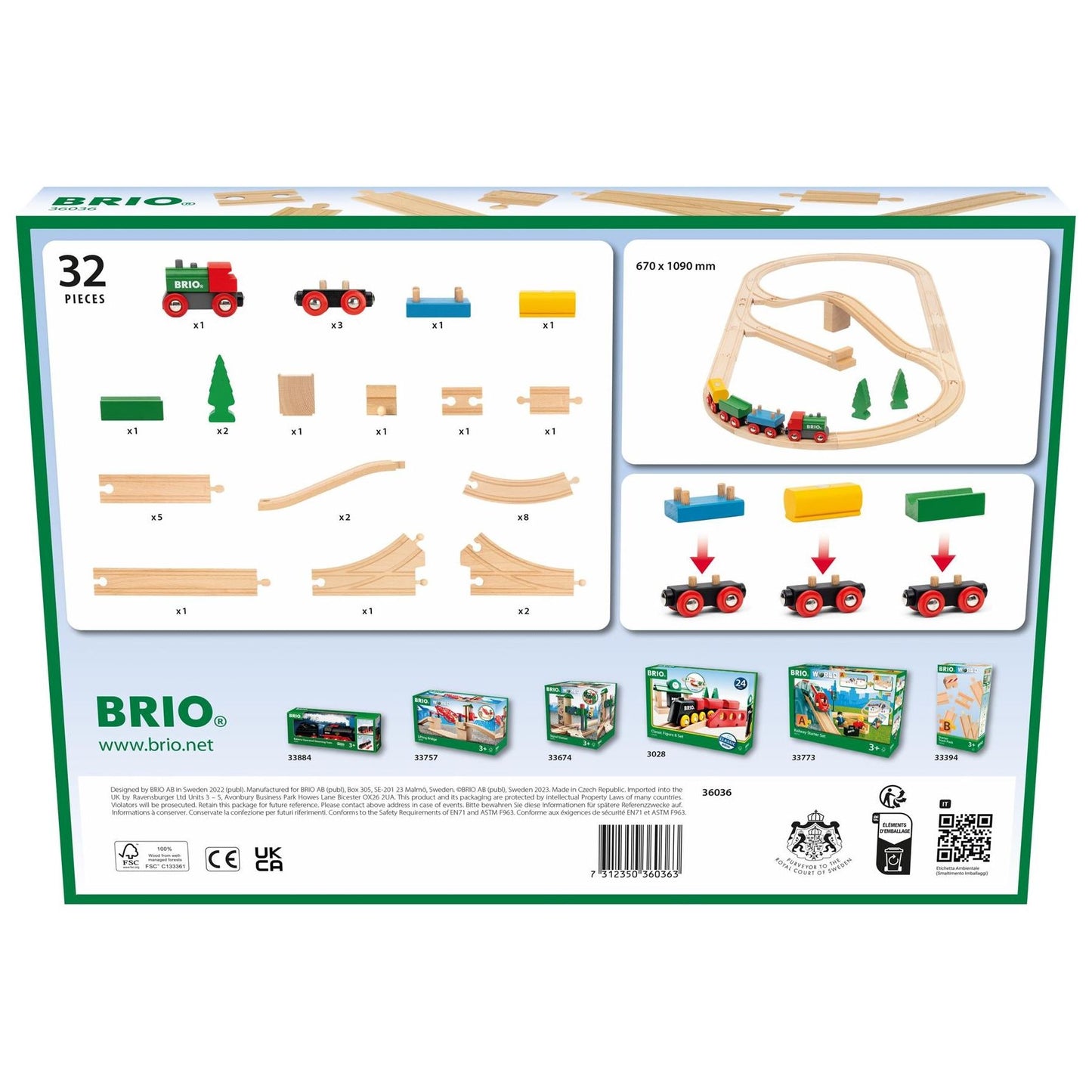 Brio 65th Anniversary Train Set