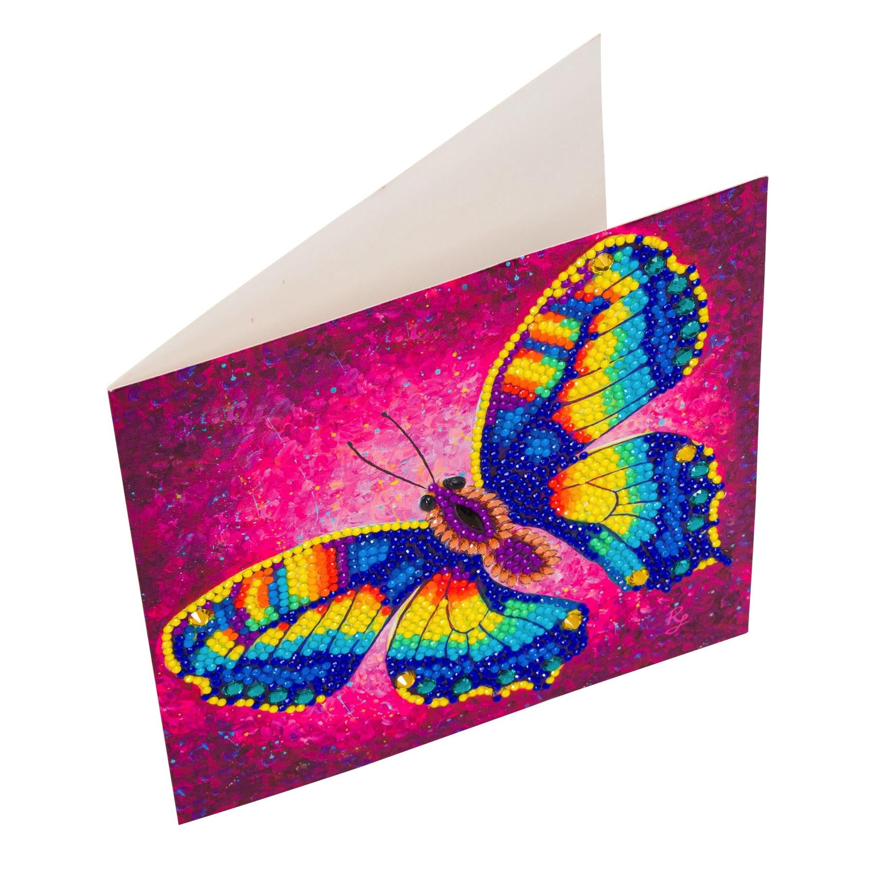 Change 18x18cm Crystal Art Card