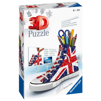 British Flag Trainer 3D Puzzle, 108pc