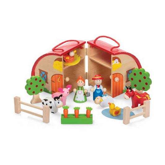 Wooden Farm Playset