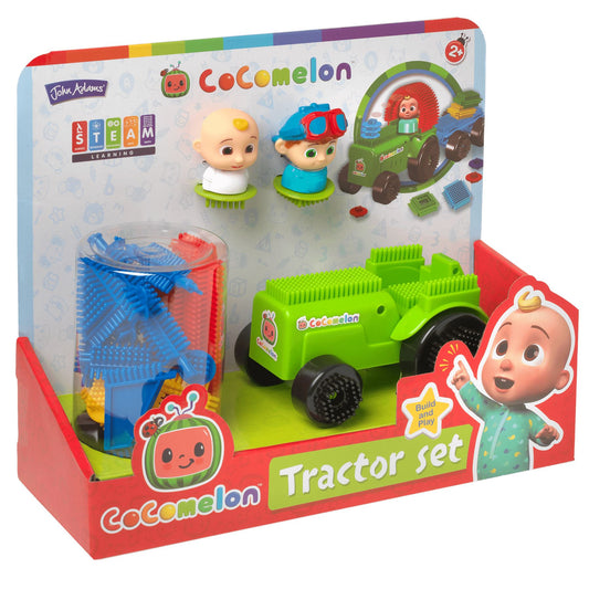 Cocomelon Fun Bricks Tractor