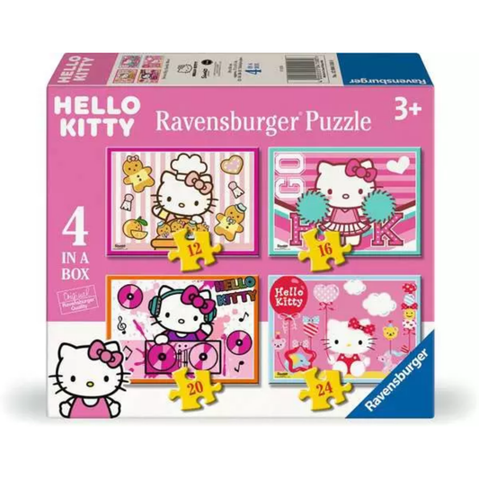 Ravensburger Hello Kitty Dream Big, Sparkle More! 4 in 1 Jigsaw Puzzle