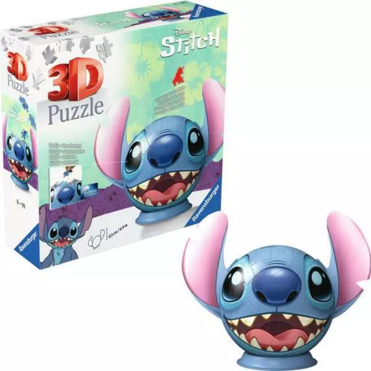 Ravensburger 3D Puzzle Character Disney Stitch -72 Pieces