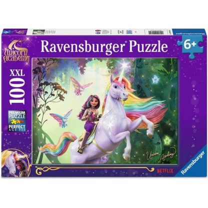 Ravensburger Unicorn Academy, 100pc XXL - 100 Pieces Puzzle