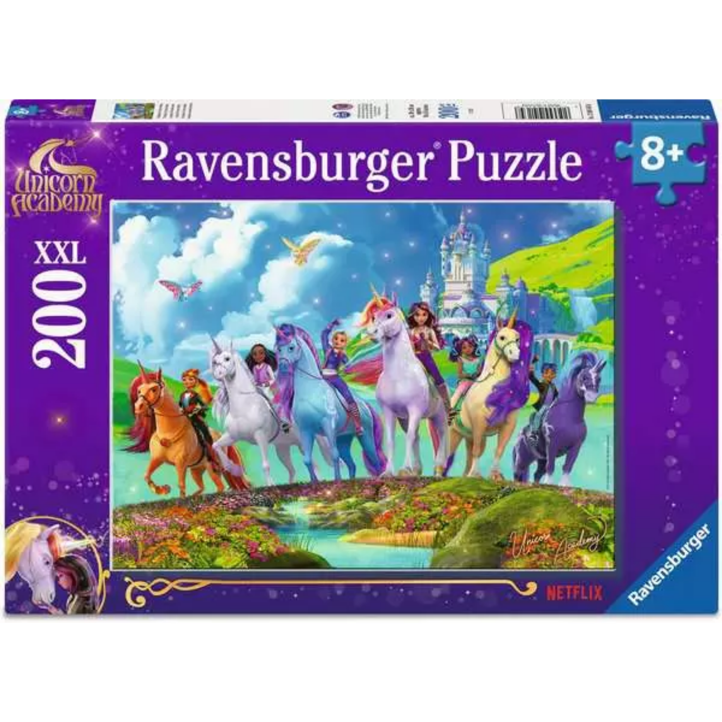 Ravensburger Unicorn Academy, 200pc XXL - 200 Pieces Puzzle