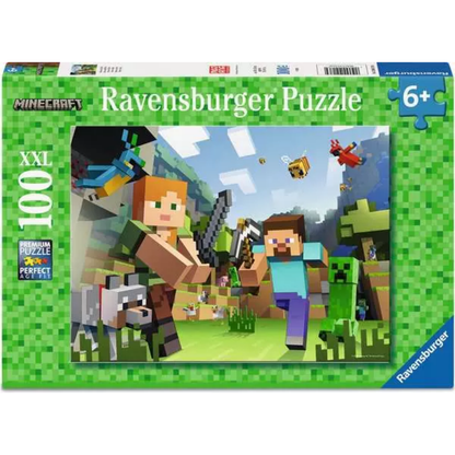 Ravensburger Minecraft, 100pc XXL - 100 Pieces Puzzle