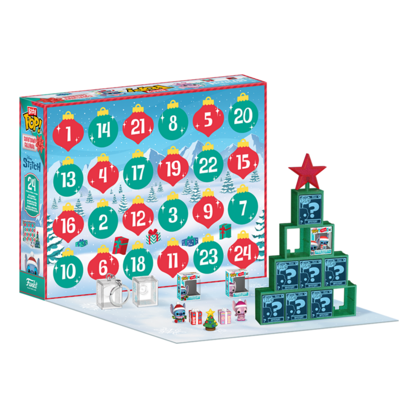 Bitty POP Countdown Calendar - Stitch Holiday