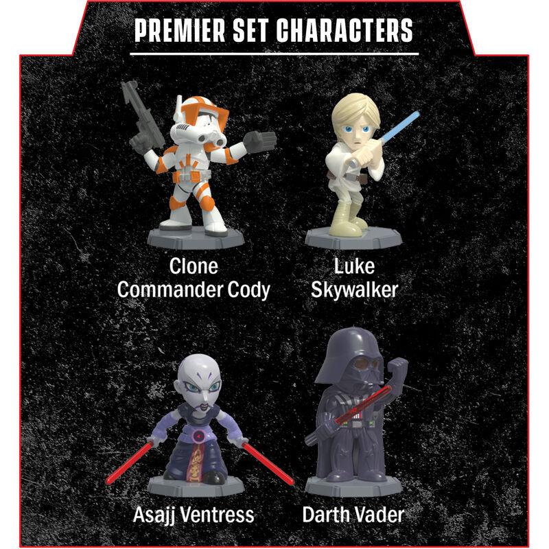 FUNKO GAMES: Star Wars Rivals Series 1 - Premier Set Includes 4 Exclusive Characters and 12 Unique Locations