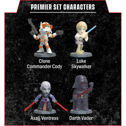 FUNKO GAMES: Star Wars Rivals Series 1 - Premier Set Includes 4 Exclusive Characters and 12 Unique Locations