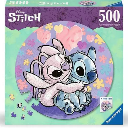 Ravensburger Disney Stitch - Circular - 500 Pieces Puzzle
