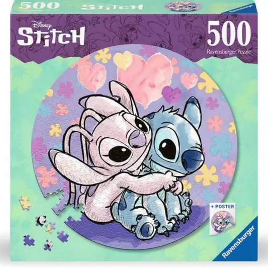 Ravensburger Disney Stitch - Circular - 500 Pieces Puzzle