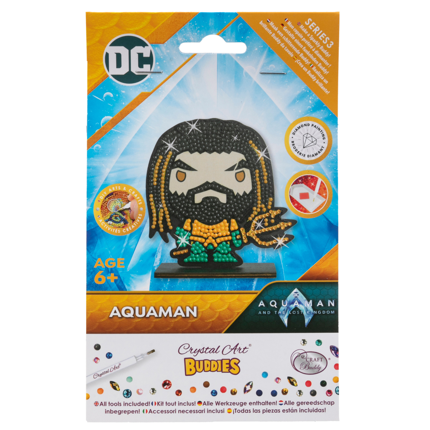 DC Aquaman Crystal Art Buddies