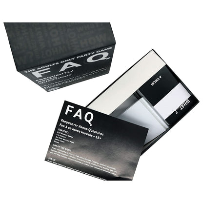 F.A.Q. Question Card Game