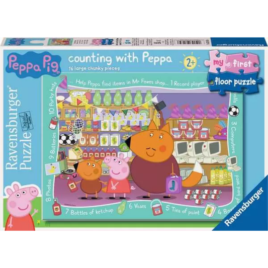 Ravensburger Peppa Pig My First Floor Puzzle - 16 Pieces Puzzle