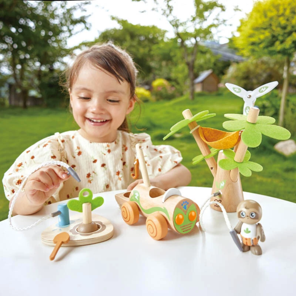 Hape Tree Planting E-car Educational Playset