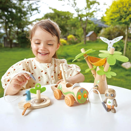 Hape Tree Planting E-car Educational Playset
