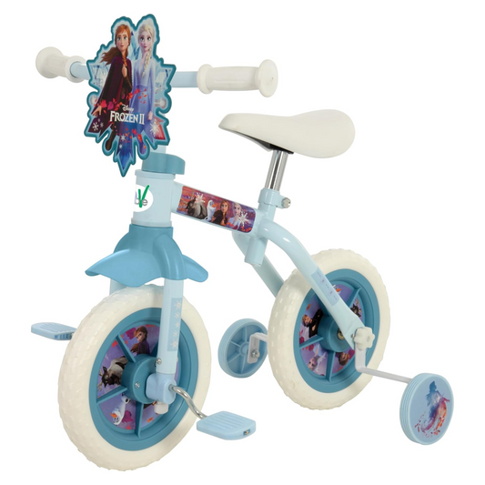Frozen II 10" 2-In-1 Training Bike