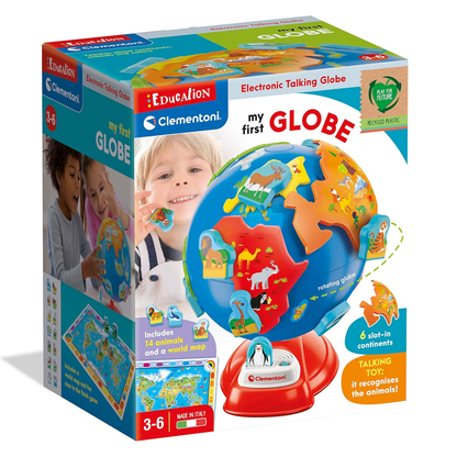 Clementoni- First Interactive Digital Globe for Curious Kids