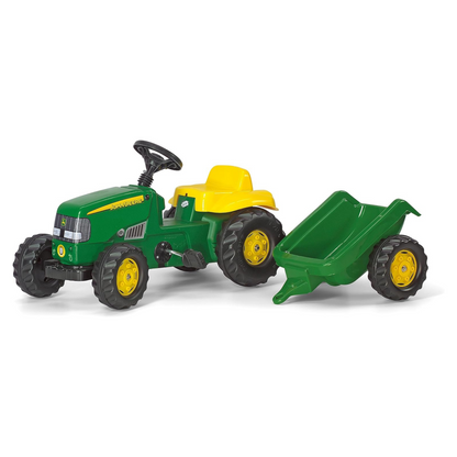 RollyKid John Deere Tractor with Trailer