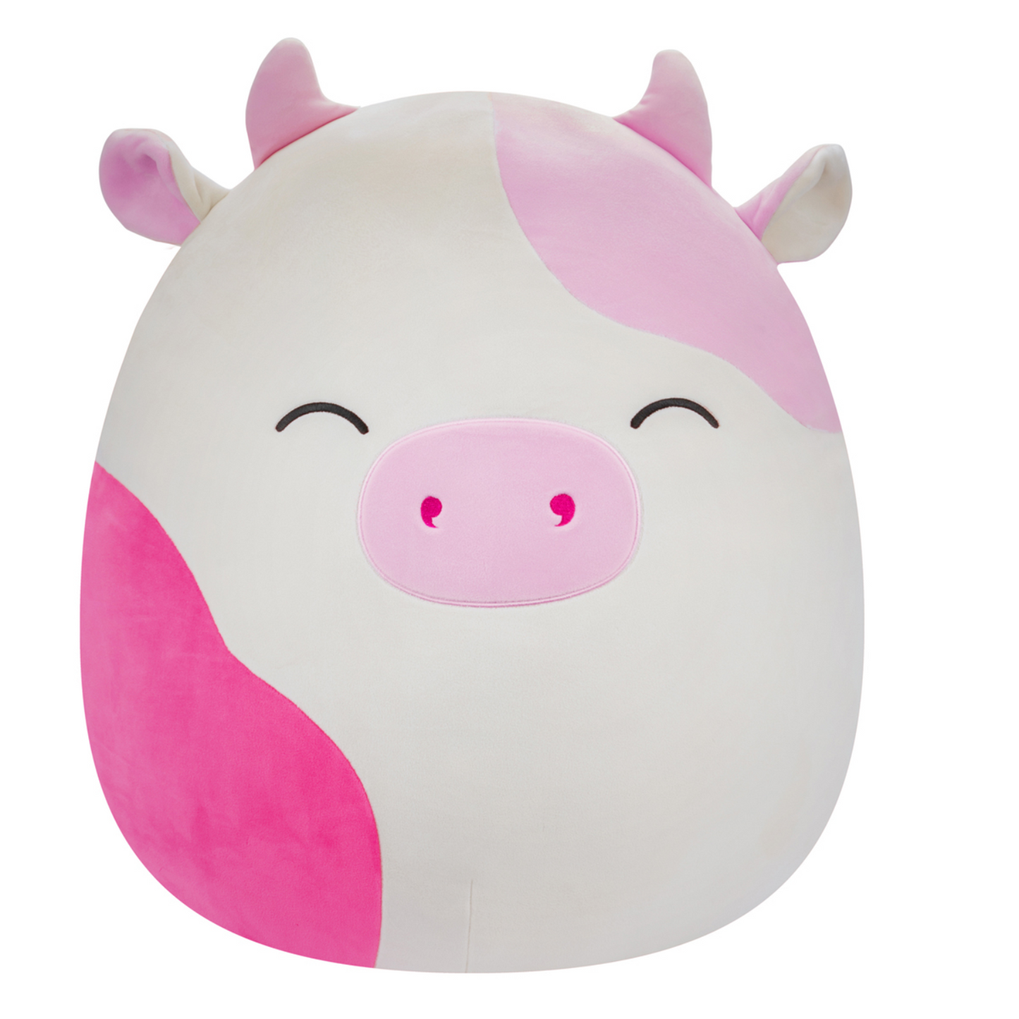 Original Squishmallows 16" Soft Toy - Caedyn the Pink Cow