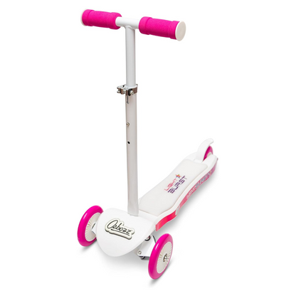 Ozbozz LIGHT BURST SCOOTER Light Up 3-Wheeled Scooter, Pink