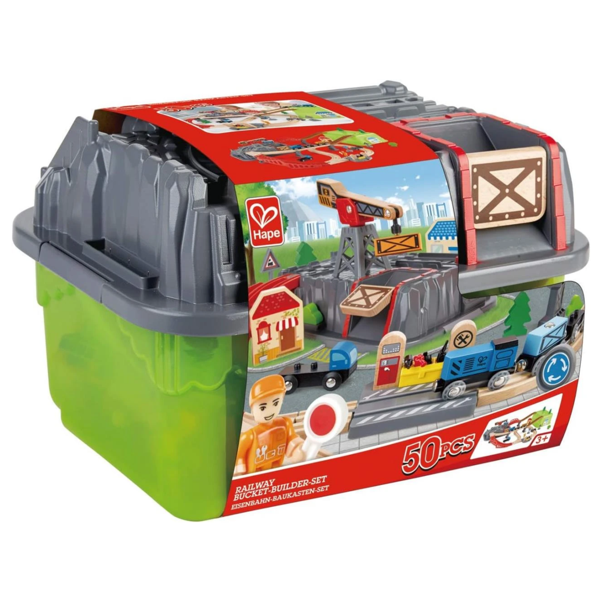 Hape railway bucket builder set