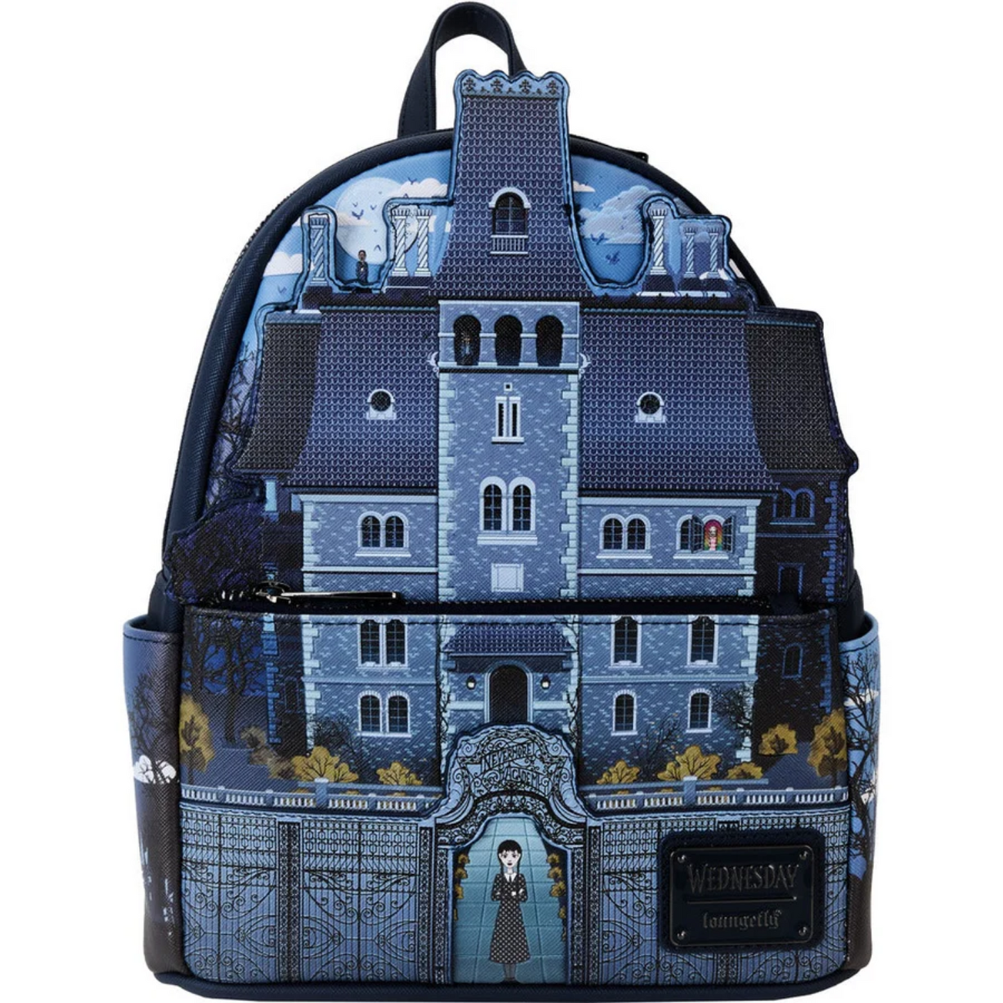 Loungefly - Wednesday Adams Nevermore Academy Mini Backpack - Glow in the Dark