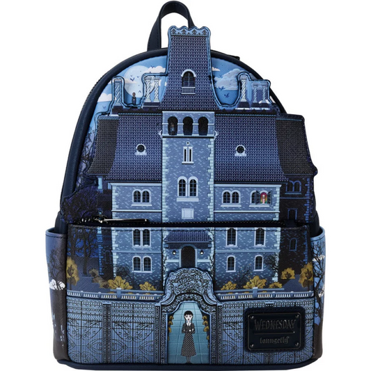Loungefly - Wednesday Adams Nevermore Academy Mini Backpack - Glow in the Dark