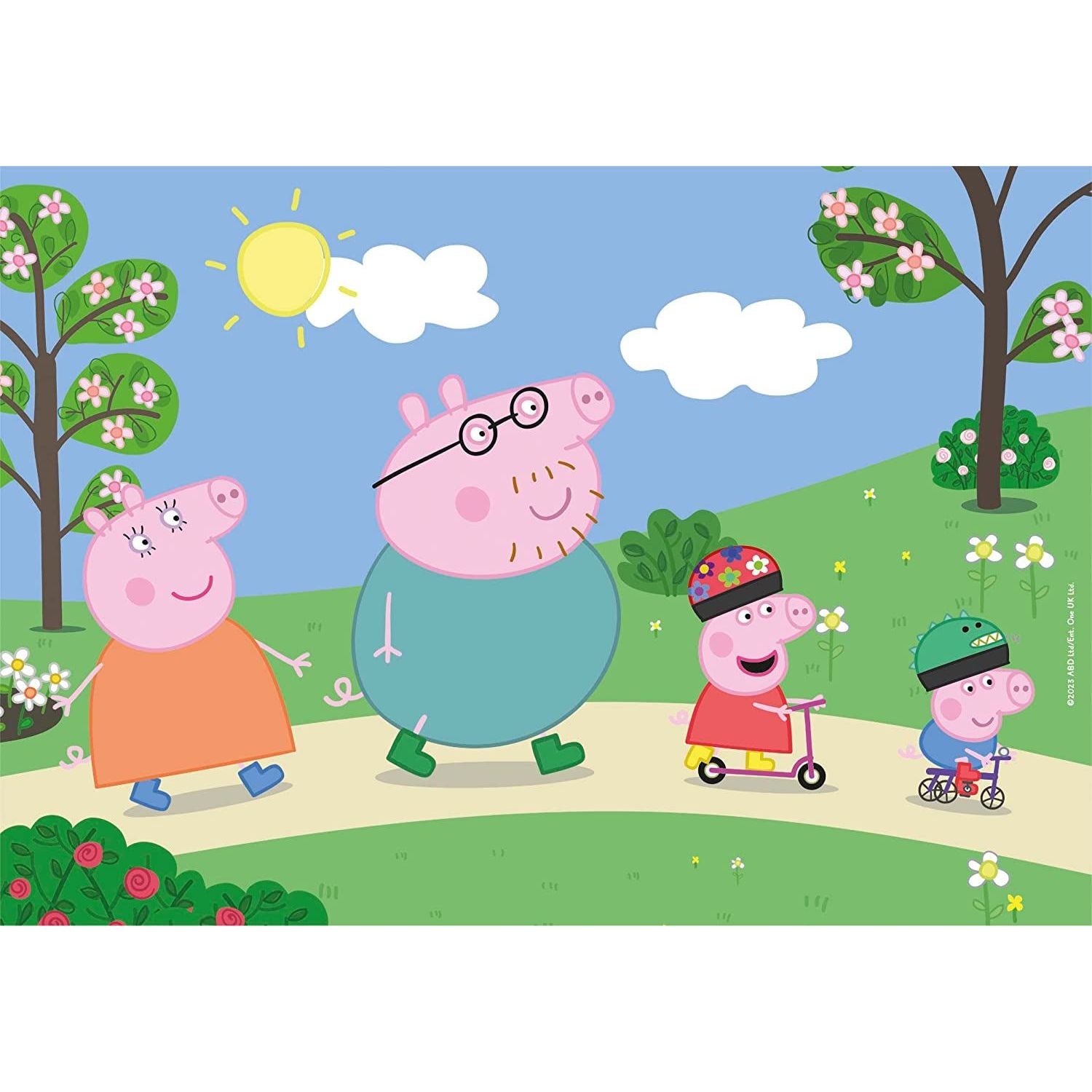 Peppa Pig Jigsaw Puzzles 2x20 + 2x60