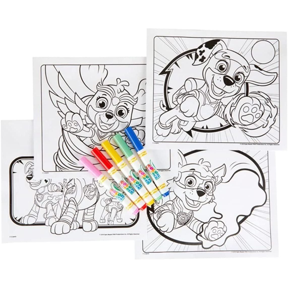 Paw Patrol Crayola Colour Wonder Colouring Book and Markers