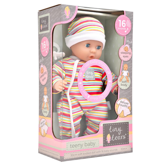 Tiny Tears 12'' Teeny Tiny Tears Baby with 16 Sounds
