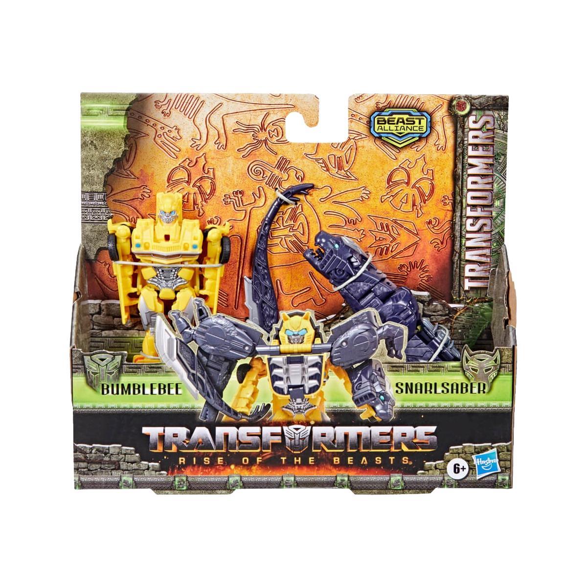 Transformers Rise of the Beasts Combiner 2-pack Bumblebee and Snarlsaber