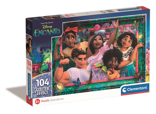 Disney Encanto Glitter Jigsaw Puzzle 104 Pieces