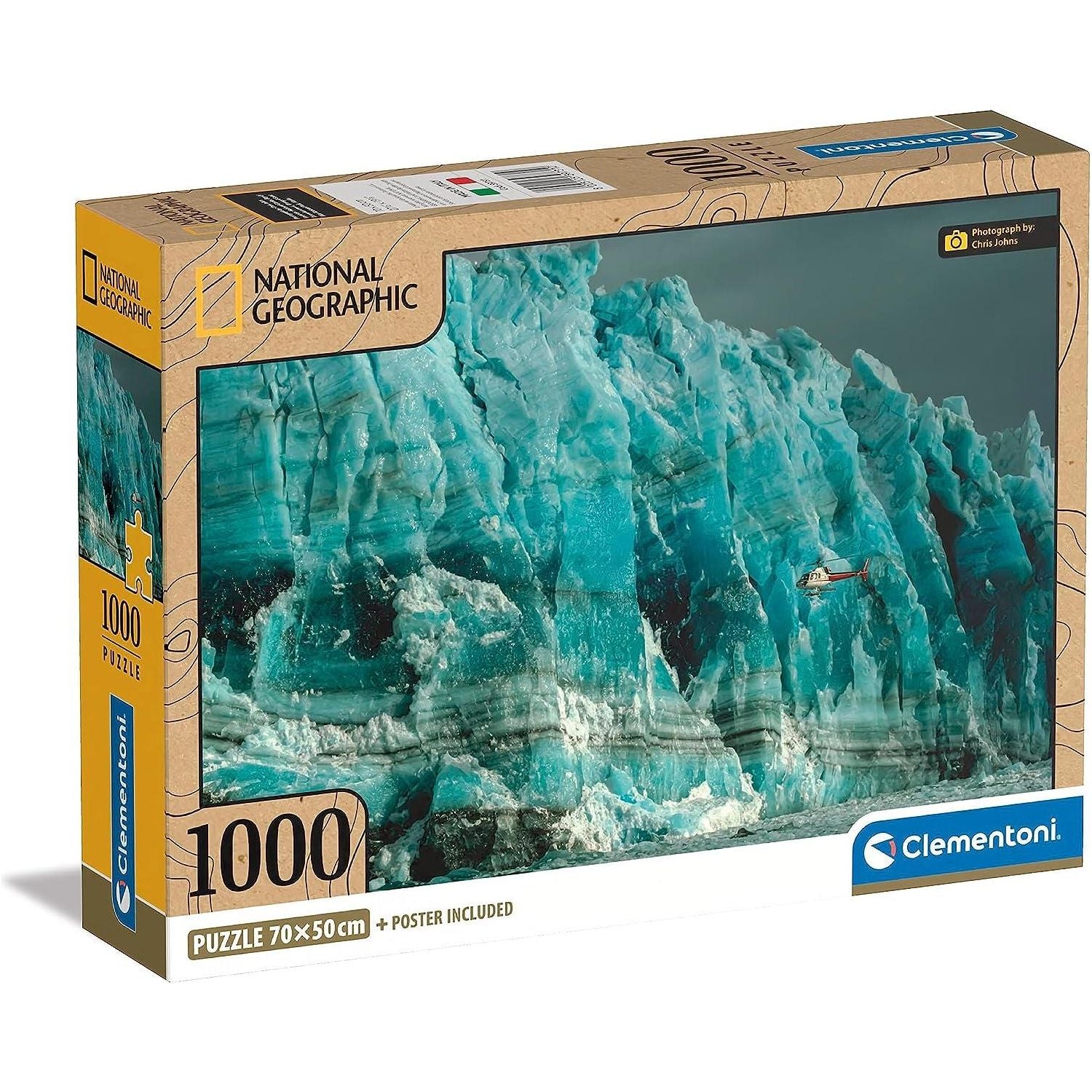 Clementoni National Geographic Hubbard Glacier Jigsaw Puzzle 1000 Pieces