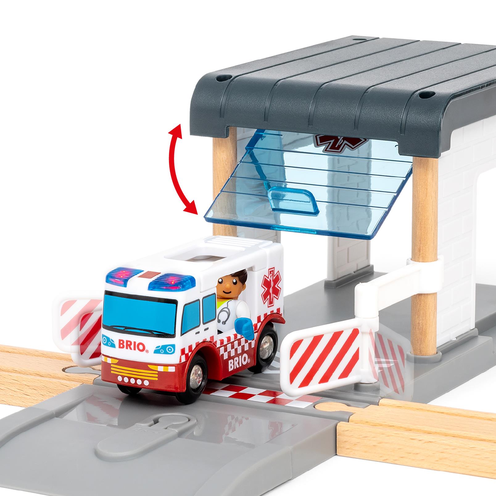 Brio Wooden Rescue Team Train Set