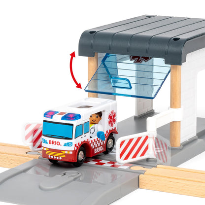 Brio Wooden Rescue Team Train Set