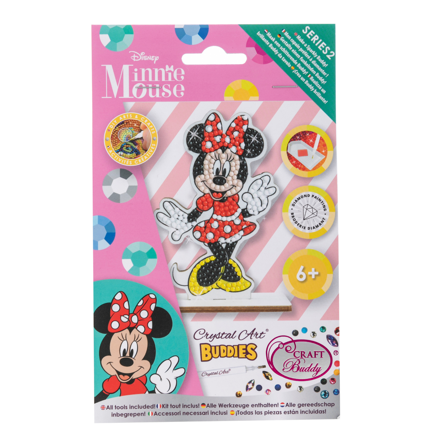 Disney Minnie Mouse Crystal Art Buddies