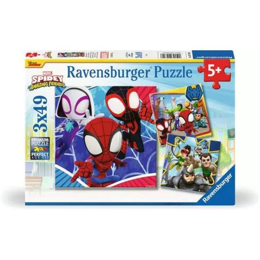 Ravensburger Spidey's Adventures - 49 Pieces Puzzle