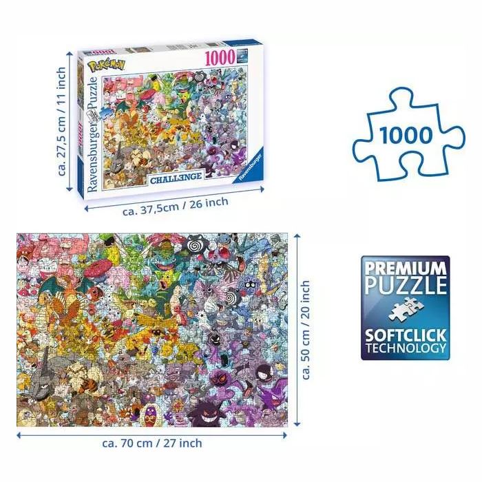 Challenge - Pokémon, 1000pc