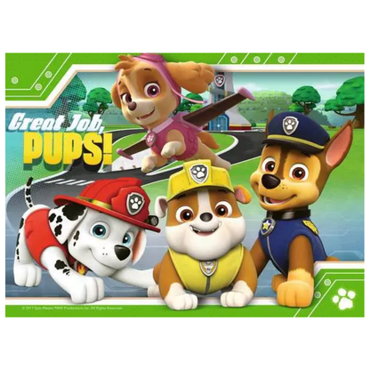 Ravensburger Paw Patrol, 4 in a Box Jigsaw Puzzle