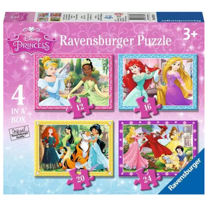 Ravensburger Disney Princess, 4 in a Box Jigsaw Puzzle