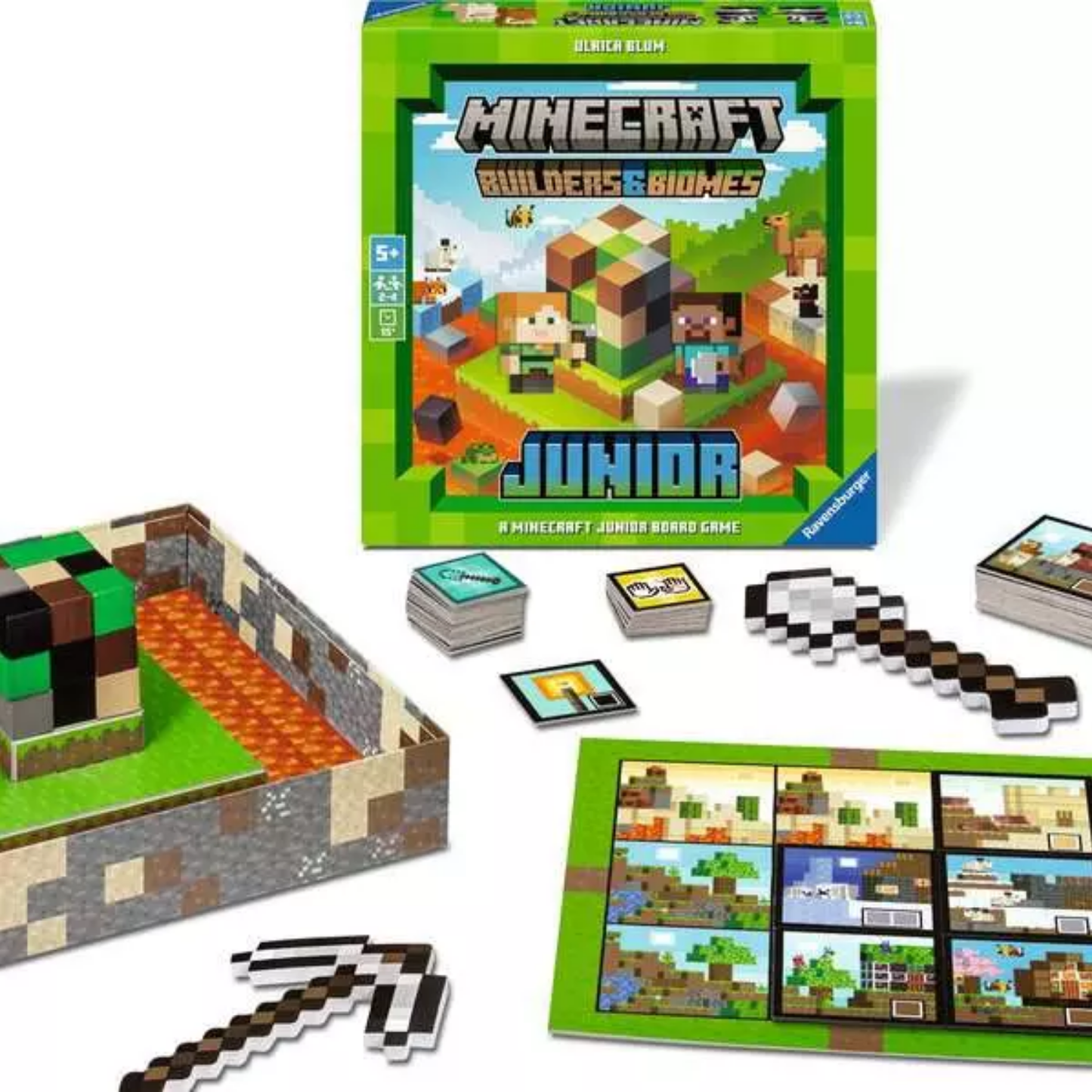 Ravensburger Minecraft Builder & Biomes Junior Board Game