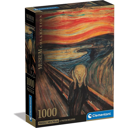 Museum Compact The Scream Jigsaw Puzzle 1000 Pieces