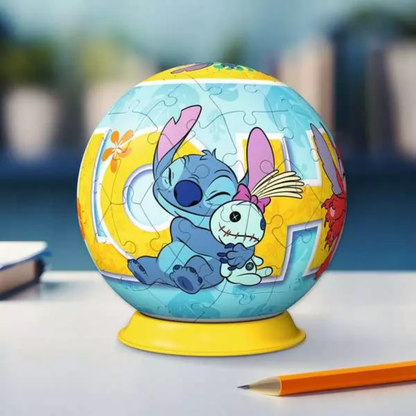 Ravensburger Disney Stitch - 72 Pieces 3D Puzzle Ball