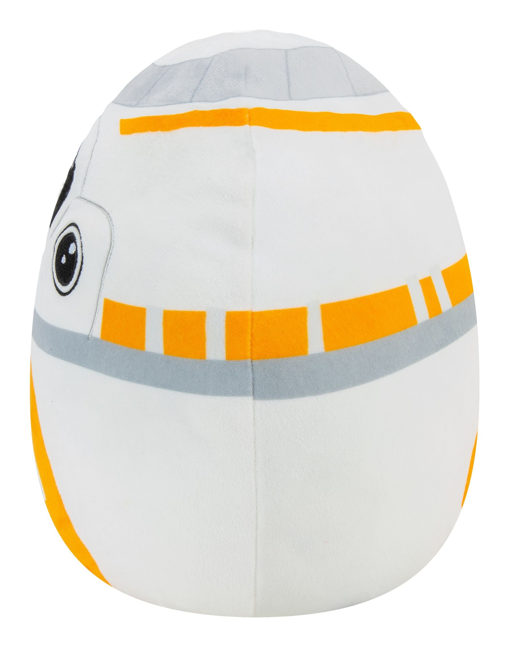 The Squishmallows Star Wars BB-8 is an officially licensed product with adorable orange details, perfect for cuddling!