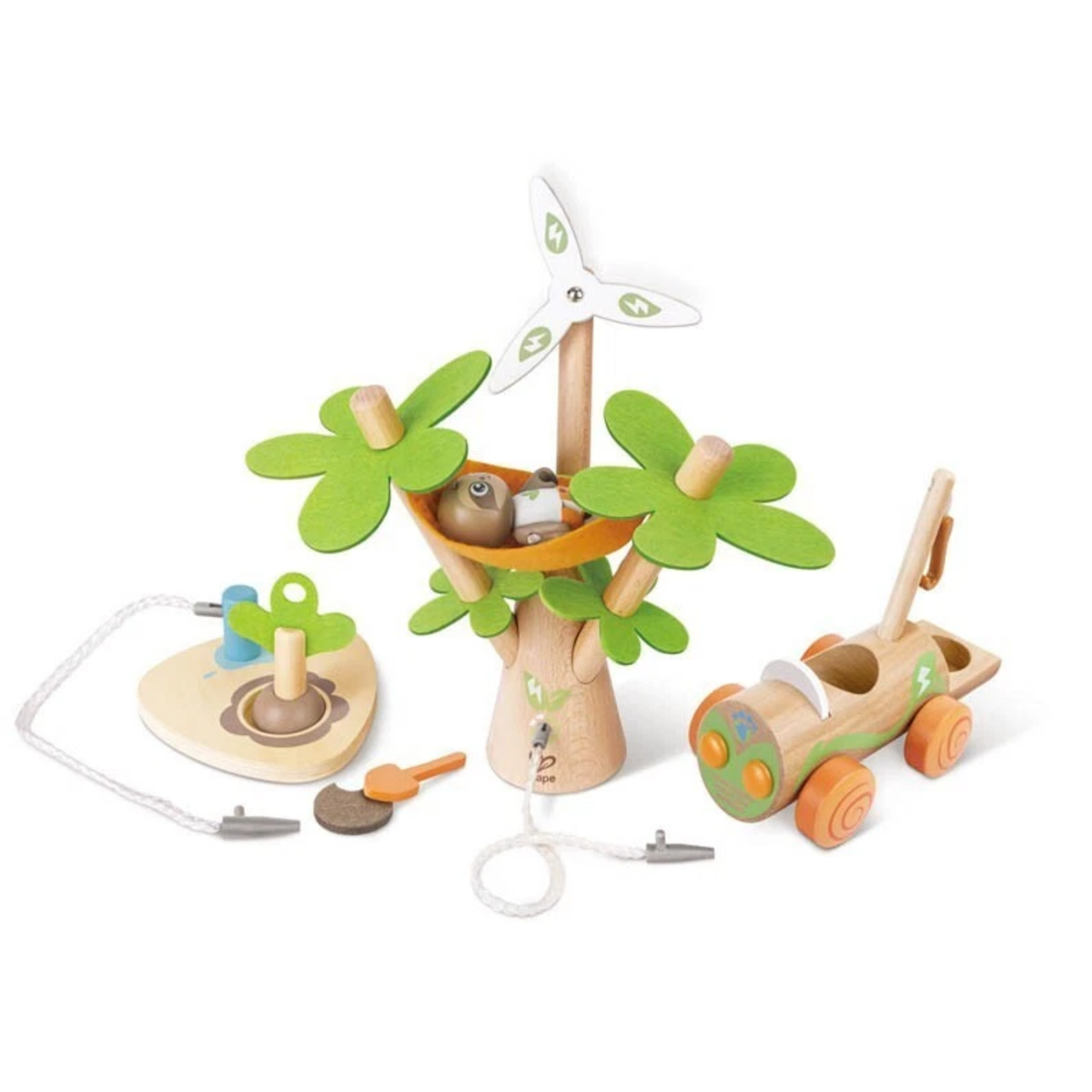 Hape Tree Planting E-car Educational Playset