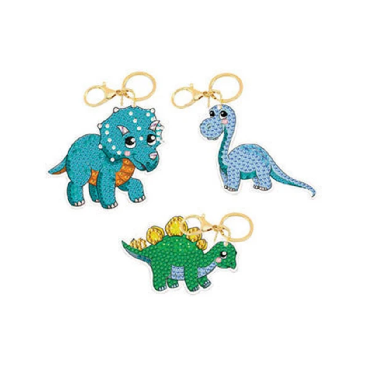 Dinosaur Friends Keyring Kit