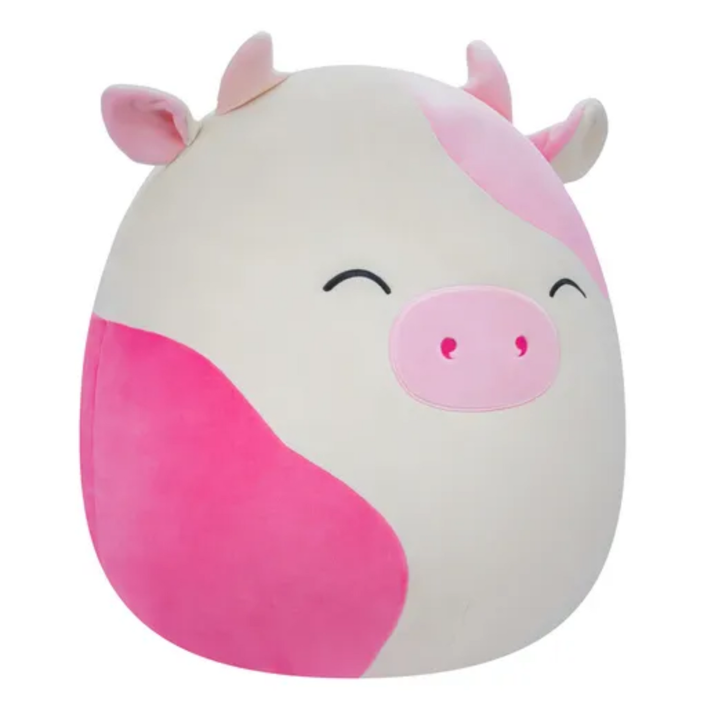 Original Squishmallows 16" Soft Toy - Caedyn the Pink Cow