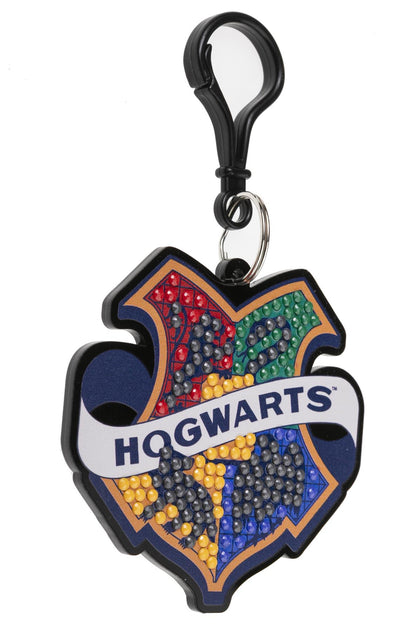Harry Potter Hogwarts Badge Crystal Art Backpack Charm Kit
